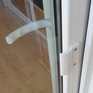 Door handle for balcony/patio door (size and color variable)