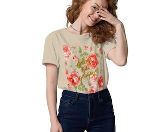 You Are Good Enough T-Shirt | Vintage Rose Design | Inspirational Floral Shirt | Self-Love Gift | Botanical Women's T-Shirt
