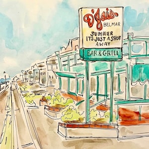 Art Print of D’jais, Belmar NJ, Jersey Shore