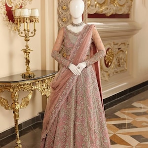 dusty pink asian dress Pink South Asian Dress