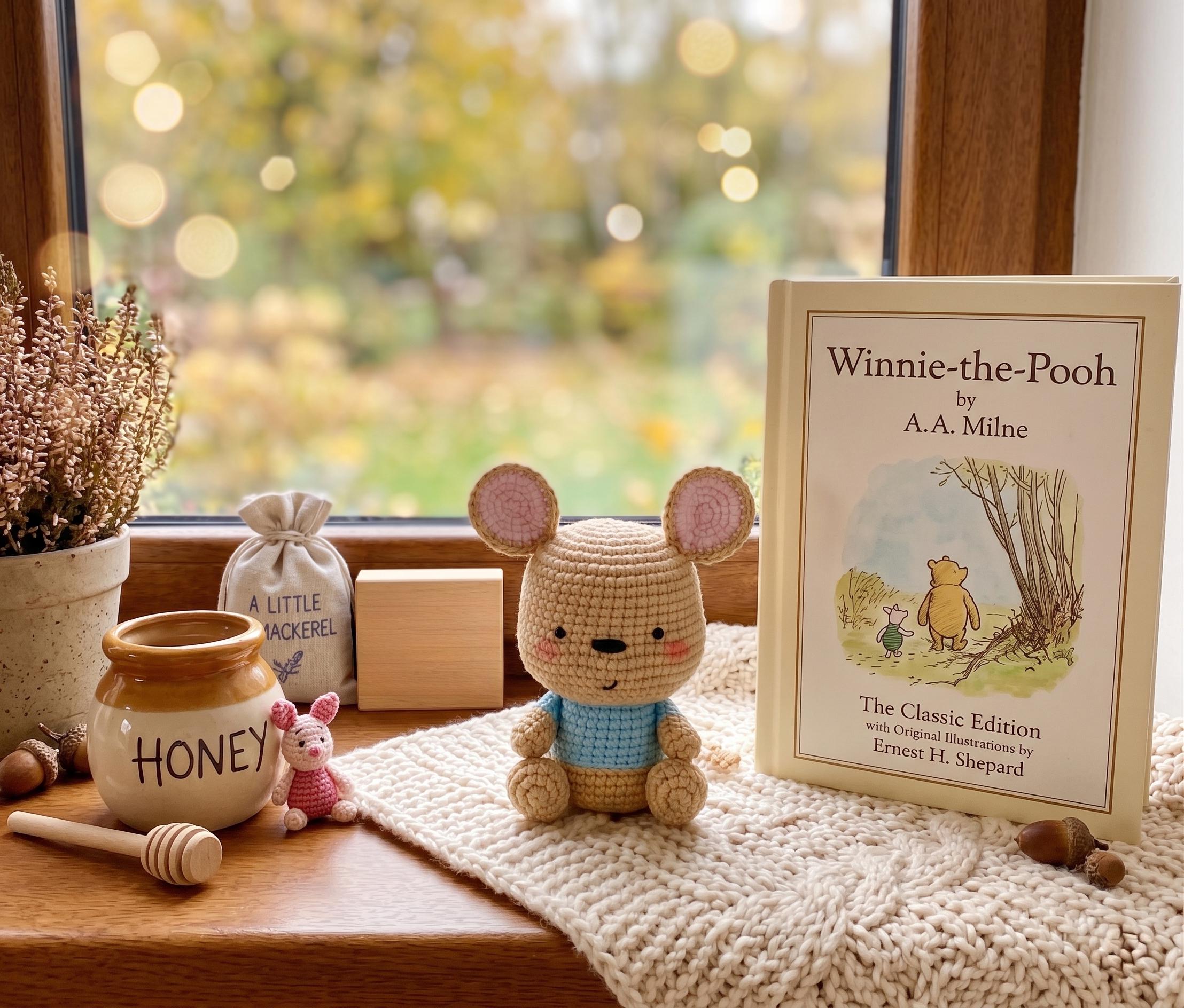 Crochet Pattern Roo Kangaroo Amigurumi, Winnie the Pooh Inspired ...