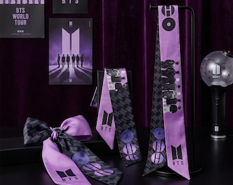 Bufanda Twilly de BTS para fans del Kpop ARMY