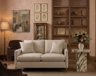 Mesa de centro de mármol Calacatta Viola / Mesa de centro de piedra hecha a mano / Diseño lujoso / Mesa auxiliar / Mesa personalizada / Regalo para papá