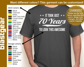 Download It Took Me 70 Years To Look This Good 70th Birthday T ...
