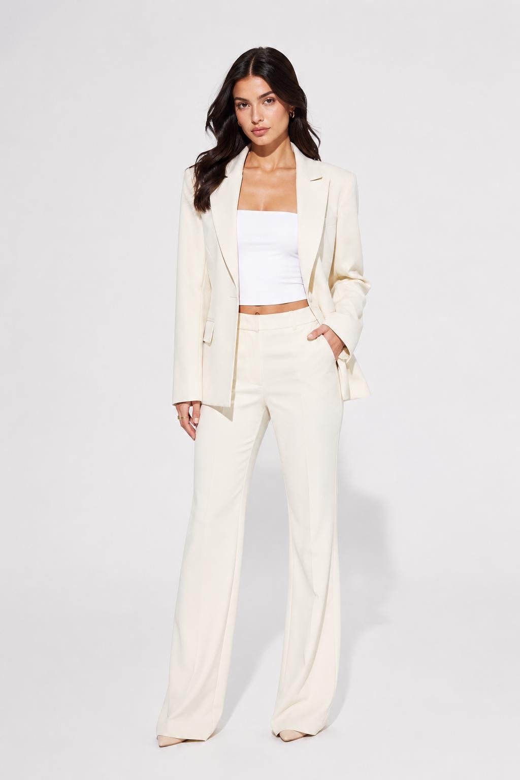 Cream Suit Women - Etsy