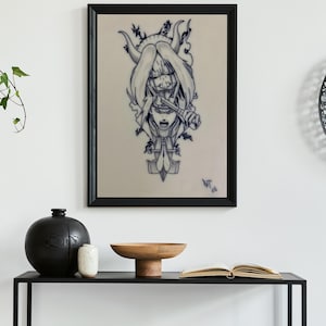 Naruto Ink Frame - Minato & Shiki Fujin