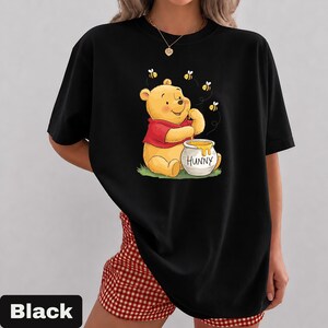 Comfort Colors Pooh Bear T-Shirt, Winnie The Pooh Shirt, Disney Trip Shirt, Pooh Bear Shirt, Eating Honey Shirts, Disneyland Shirt, Gift image 10