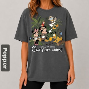 Custom Safari Disneyworld Shirt, Animal Kingdom Graphic Tee, Mickey and Friends Magical Shirt, Disney Vacation Tee, Disneyland T-shirt 2026 immagine 6