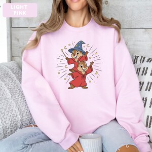 Disney Chip N Dale Costume Mickey Sorcerer Sweatshirt, Disney Trip Crewneck, Disneyland Family Matching Sweater, Disney 2026 Hoodie immagine 10