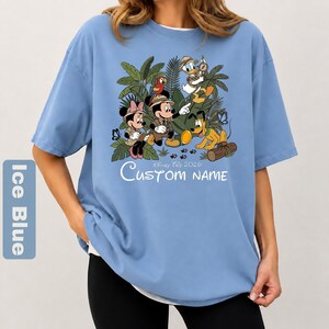 Custom Safari Disneyworld Shirt, Animal Kingdom Graphic Tee, Mickey and Friends Magical Shirt, Disney Vacation Tee, Disneyland T-shirt 2026 immagine 3