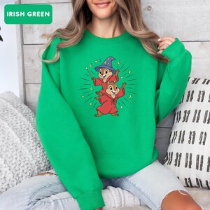 Disney Chip N Dale Costume Mickey Sorcerer Sweatshirt, Disney Trip Crewneck, Disneyland Family Matching Sweater, Disney 2026 Hoodie immagine 11