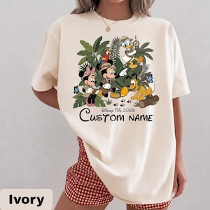 Custom Safari Disneyworld Shirt, Animal Kingdom Graphic Tee, Mickey and Friends Magical Shirt, Disney Vacation Tee, Disneyland T-shirt 2026 immagine 1