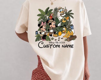 Custom Safari Disneyworld Shirt, Animal Kingdom Graphic Tee, Mickey and Friends Magical Shirt, Disney Vacation Tee, Disneyland T-shirt 2026