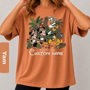 Custom Safari Disneyworld Shirt, Animal Kingdom Graphic Tee, Mickey and Friends Magical Shirt, Disney Vacation Tee, Disneyland T-shirt 2026 immagine 4