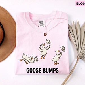 Comfort Colors Volleyball Shirt, Funny Goose Tee, Goose Player Tshirt, Volleyball Player Gift, Cute Sports Pun Top, Trendy Volleyball Tee image 8