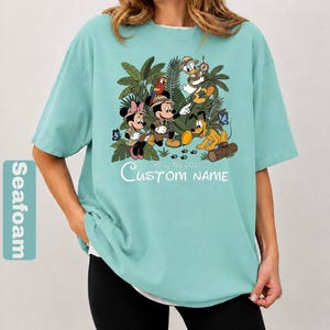 Custom Safari Disneyworld Shirt, Animal Kingdom Graphic Tee, Mickey and Friends Magical Shirt, Disney Vacation Tee, Disneyland T-shirt 2026 immagine 5