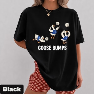 Camiseta de voleibol Comfort Colors, camiseta divertida de ganso, camiseta de jugador de ganso, regalo para jugador de voleibol, camiseta con juego de palabras deportivo, camiseta de voleibol de moda imagen 10