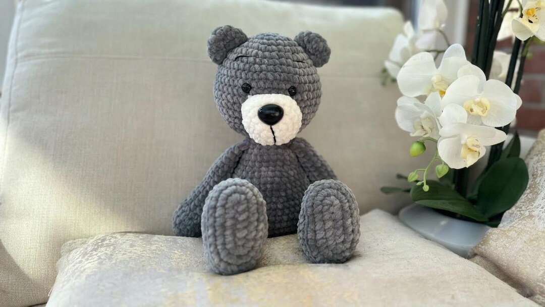 Crochet Teddy Bear Amigurumi Plush Toy Pattern (PDF Pattern) - Etsy