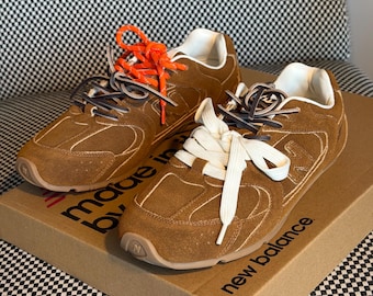 Zapatillas Miu Miu x New Balance 530 SL de ante – Marrón canela (EU 38)
