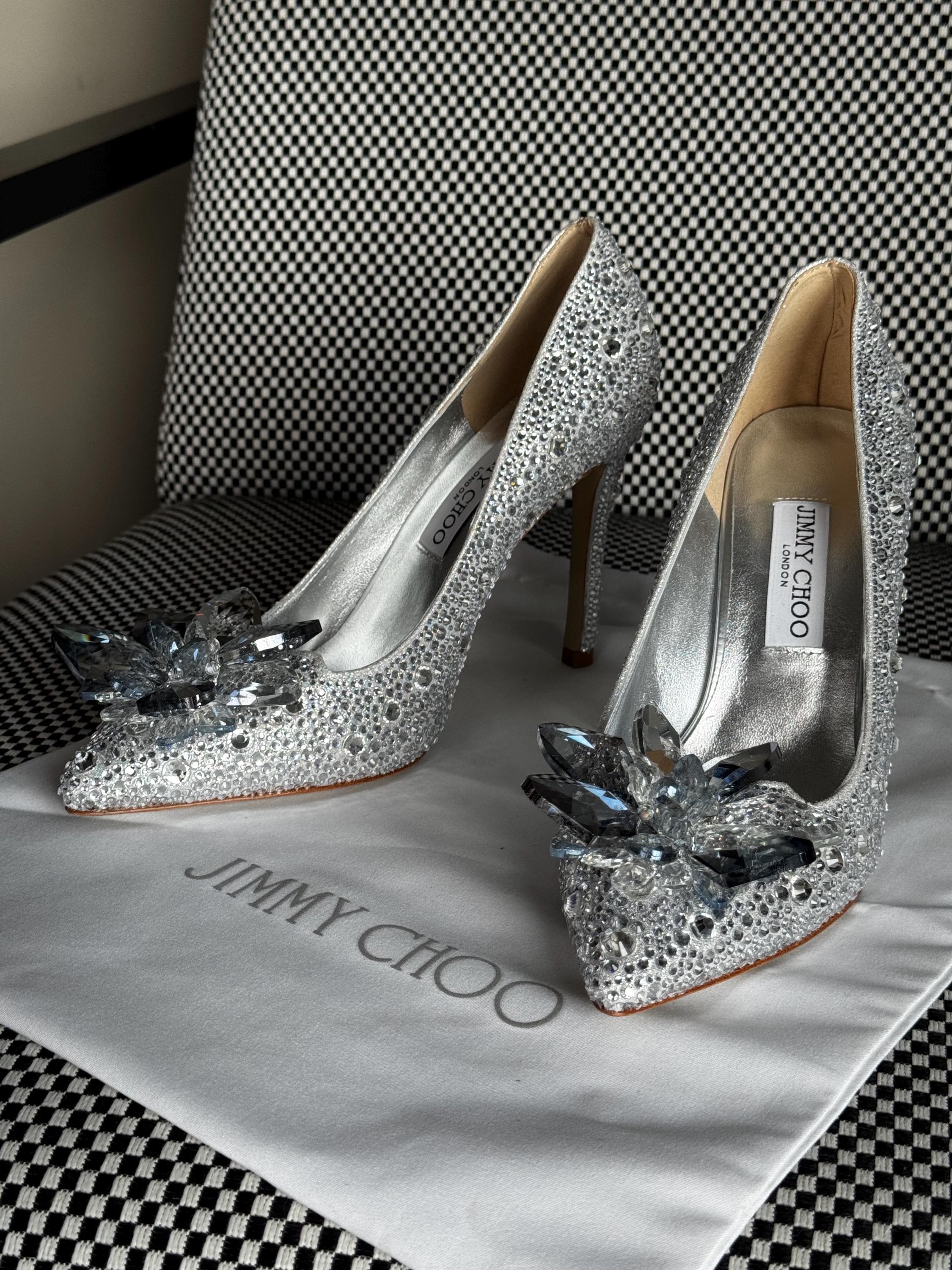 Jimmy Choo Cinderella Shoes - Etsy