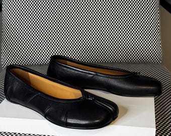 Maison Margiela Tabi Ballet Flats – Black – Size EU 38
