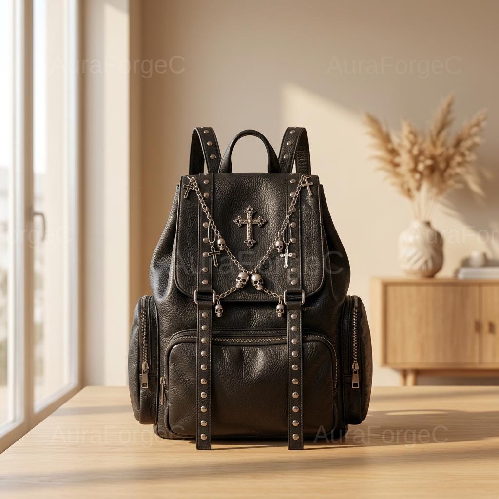 Gothic Y2k Backpack - Etsy Denmark