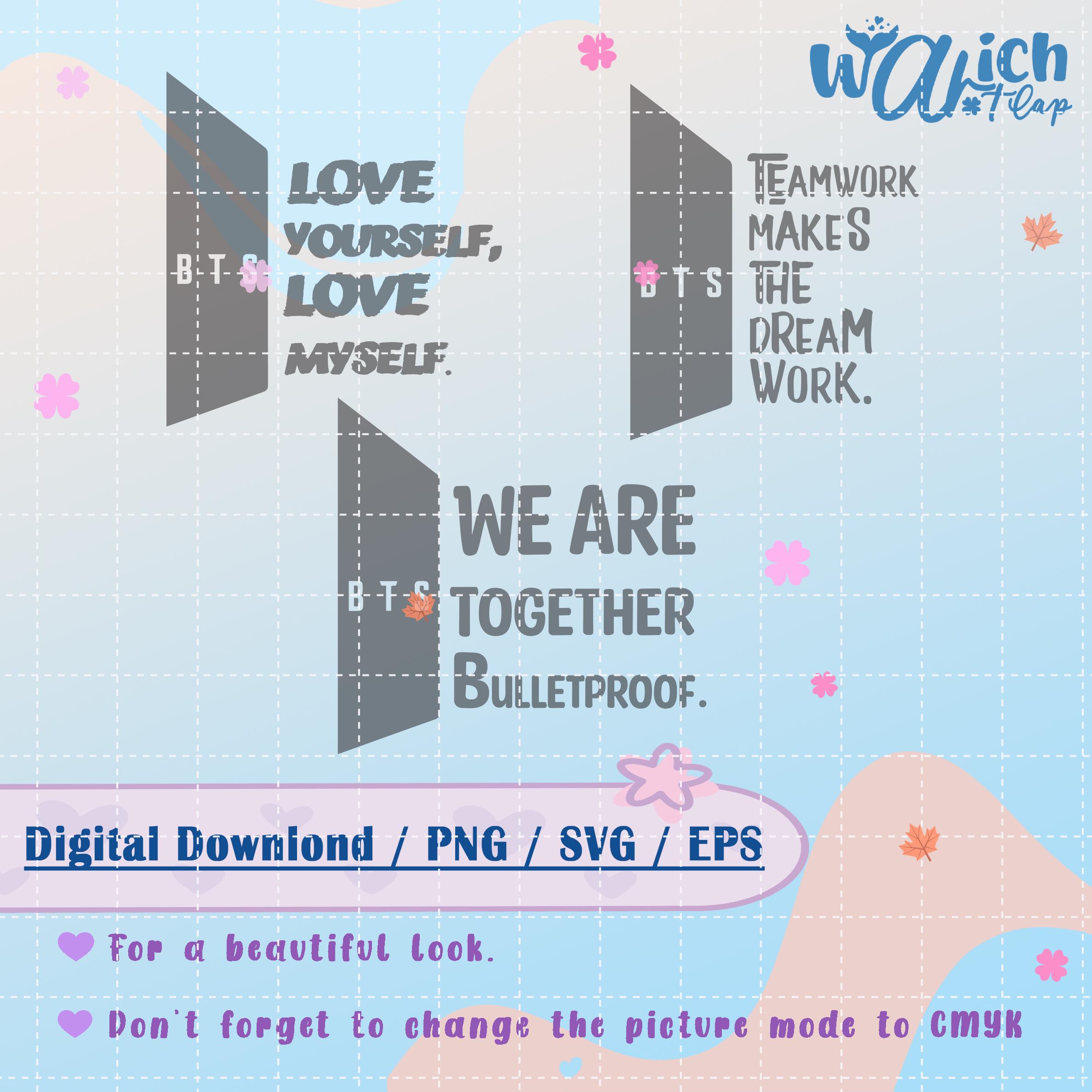 Bts Love Yourself Svg - Etsy