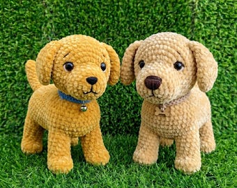 Golden Retriever Amigurumi Pattern, golden retriever crochet, Crochet Golden Retriever Pattern: Butter Amigurumi Puppy (PDF Pattern)