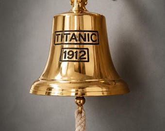 Campana in ottone del Titanic del 1912 - Decorazione nautica vintage per la casa, idea regalo