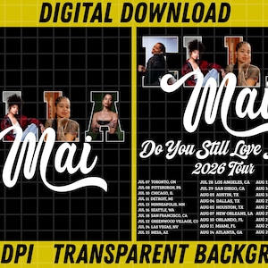 Ella Mai Do you Still Love Me Tour PNG: Konsert 2026 Digital (Digital Nedladdning)