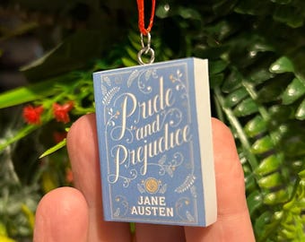 Pride & Prejudice Book Bauble / Hanging Decoration