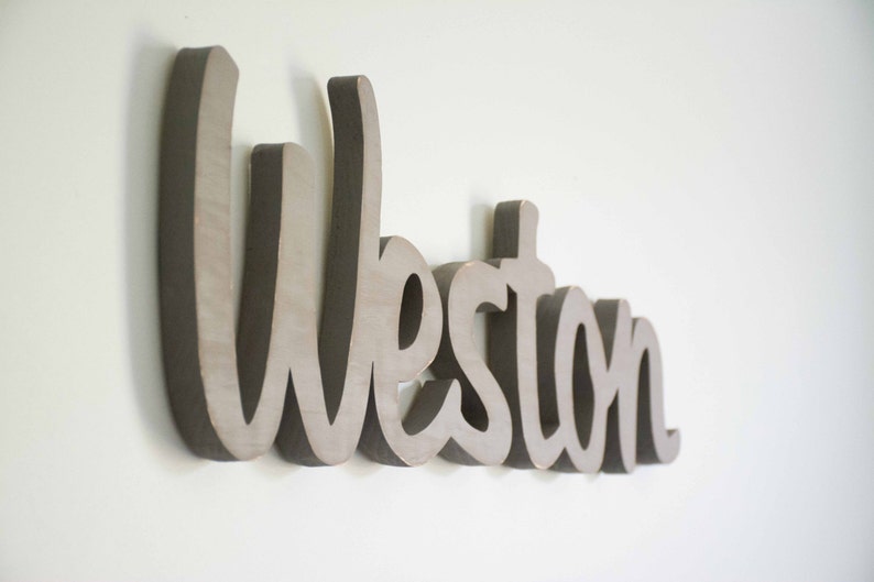 Large Baby name above crib over the crib large wooden name Etsy
