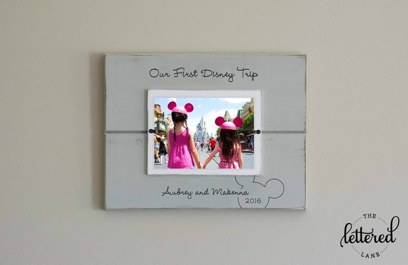 Disney Picture Frame First Trip To Personalized Photo