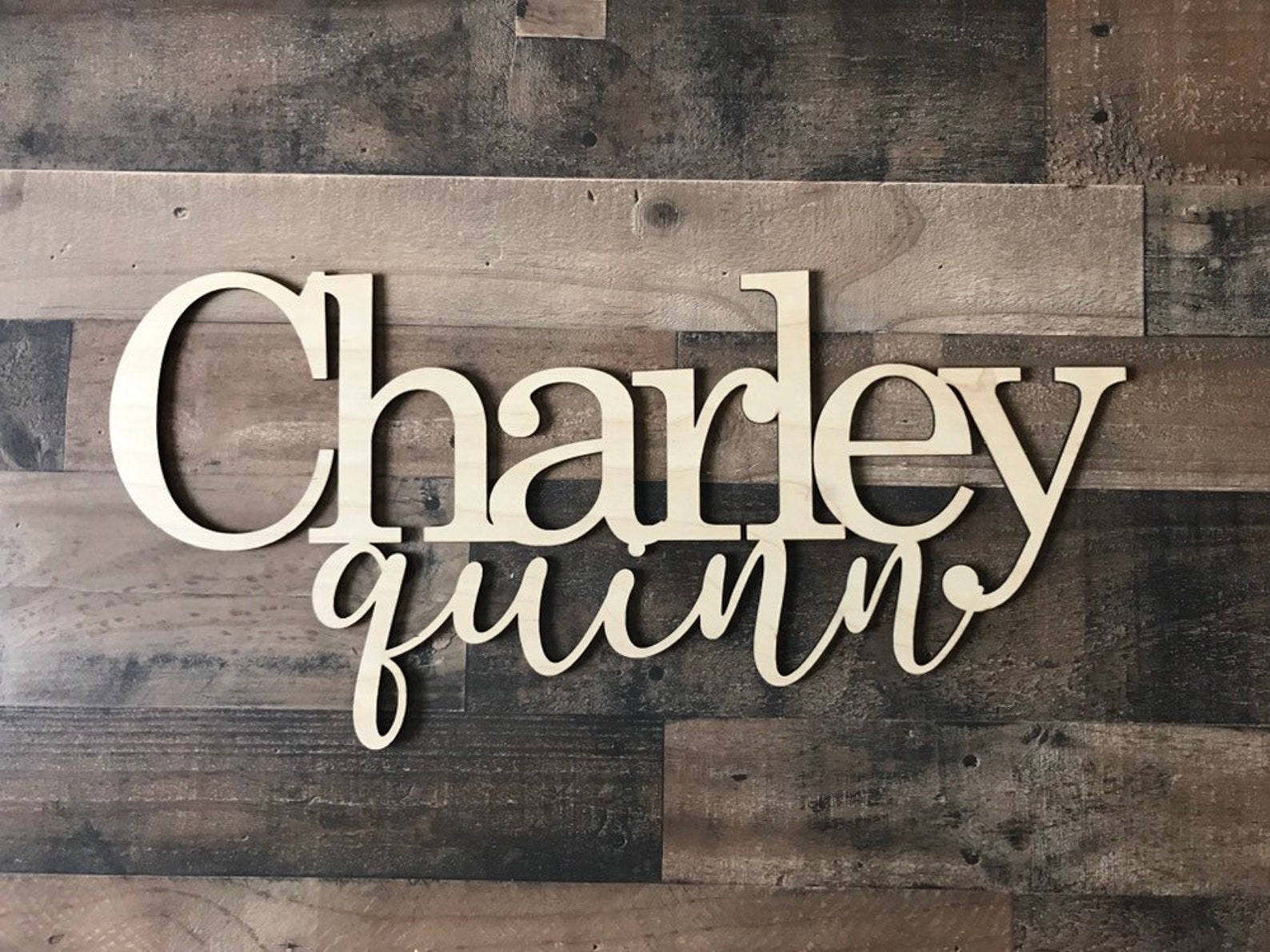 Wooden Name Sign for Over the Crib Nursery Letters Etsy