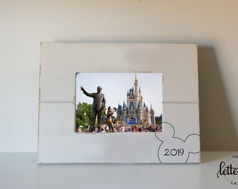 ディズニーの写真フレーム、ディズニーへの初めての旅行