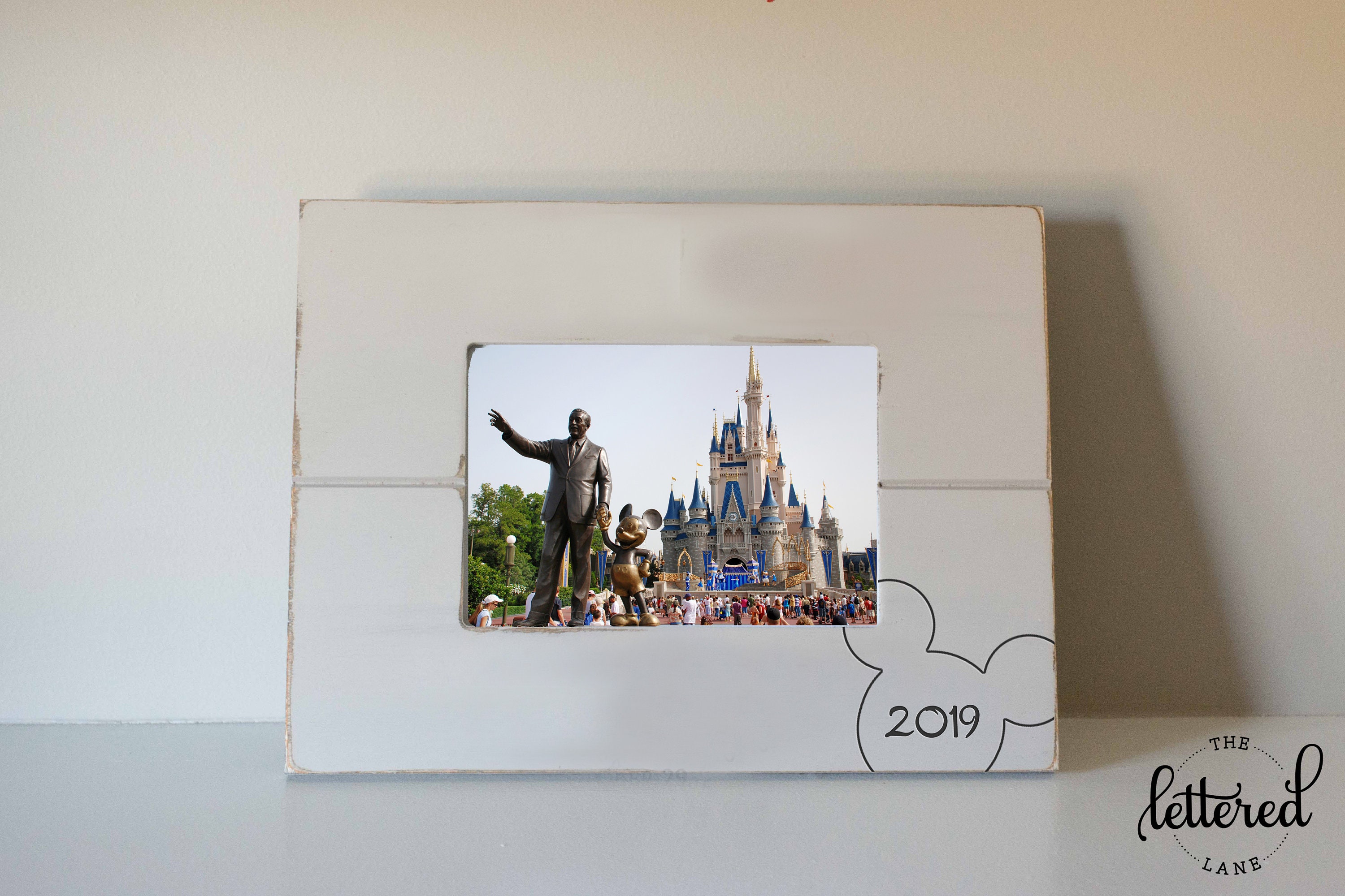 Disney Picture Frame First trip to disney Personalized Photo Etsy