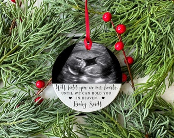 Memorial Ornament, Ultrasound, Loss of child, Miscarriage Ornament, Remembrance, Custom Memory Gift