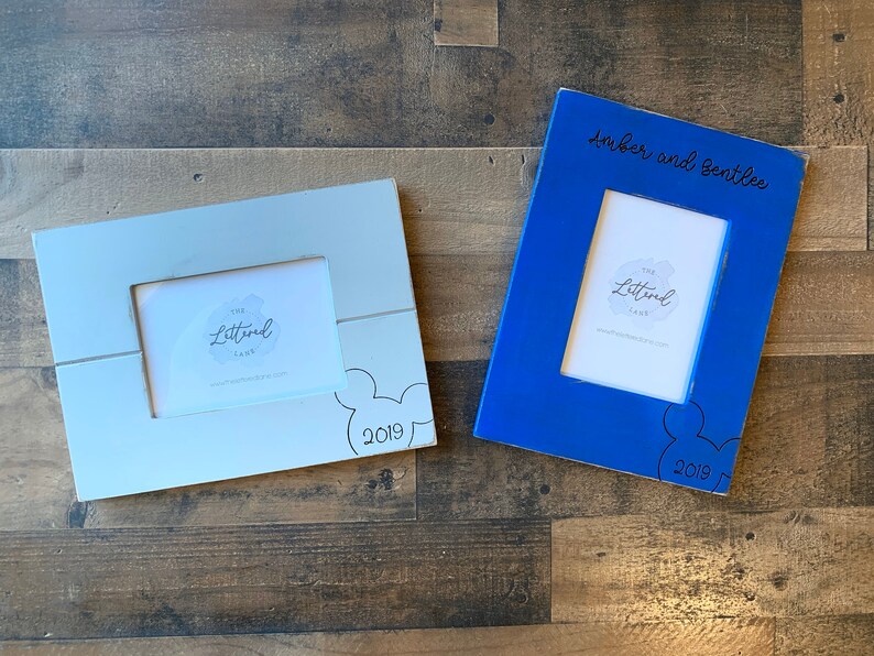 Disney Picture Frame First Trip to Disney Personalized Photo Etsy