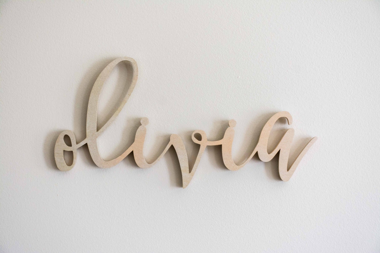 Wooden Baby Name Sign Above the Crib Nursery Wall Decor Art Etsy