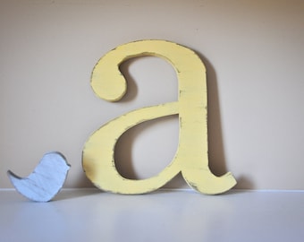 Nursery Letters, Baby Initial, Baby Name, Decor, Wooden Letter