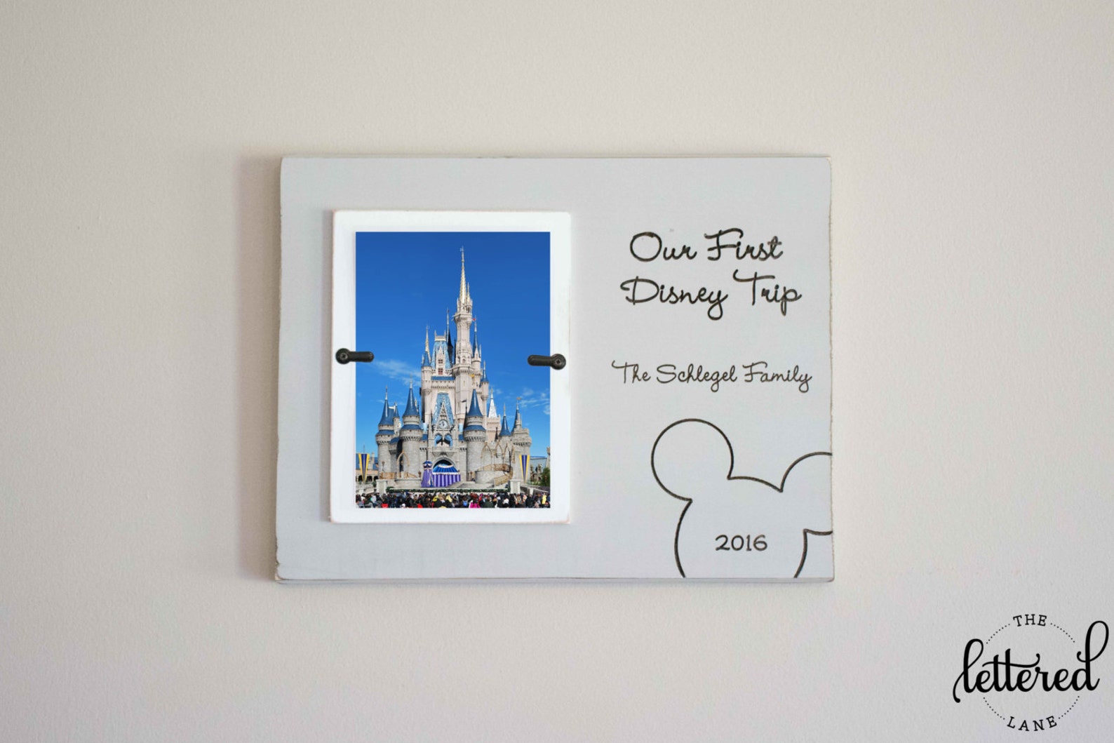 first disney trip photo frame