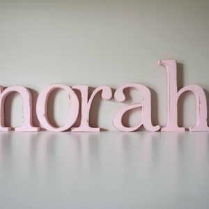 Wooden Letters for Nursery, Baby Name, Custom