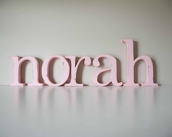 Wooden Letters for Nursery, Baby Name, Custom