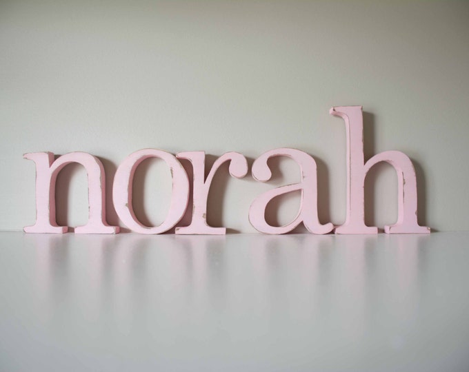 Wooden Letters for Nursery Baby Name Custom Etsy