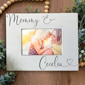 Mommy and me picture frame, custom, personalized gift for mom, Mother’s Day, Christmas, gift from child, new mom, daughter son