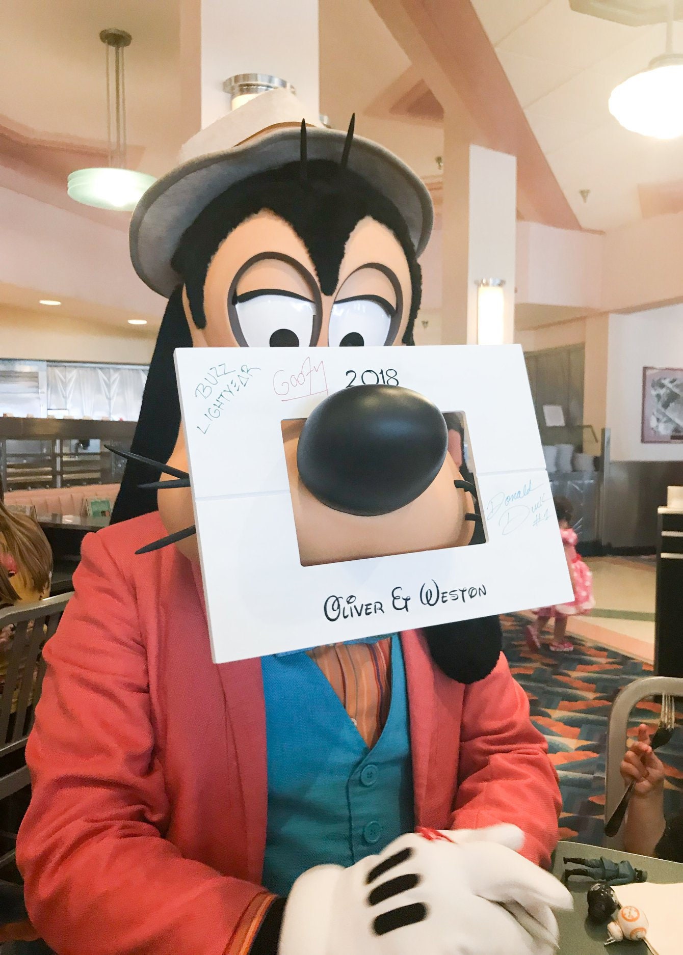 Autograph Picture Frame, Disney Trip Frame, Character Signature