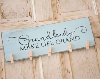 Kleinkinderen picture frame cadeau, kleinkinderen leven grand maken