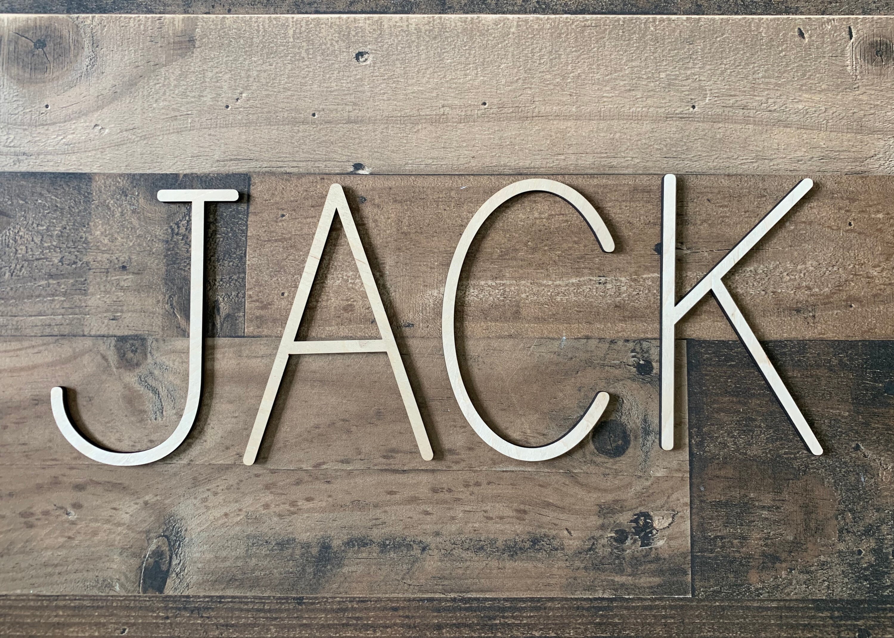 Wooden Letters, Unfinished Wood, 5” Tall, Alphabet, Teacher, Classroom ...