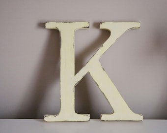 Wooden Letter Monogram Custom Letter Home Decor Photo Prop Initial