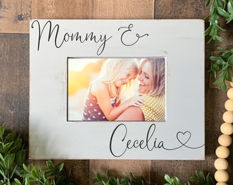 Mommy and me picture frame, custom, personalized gift for mom, Mother’s Day, Christmas, gift from child, new mom, daughter son